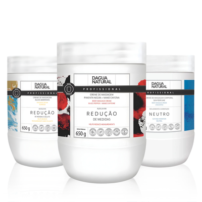 Kit Trio Cronograma Corporal - Algas + Pimenta Negra + Neutro