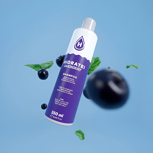 Kit Shampoo + Creme + Condicionador Oakberry Hidratei Açaí