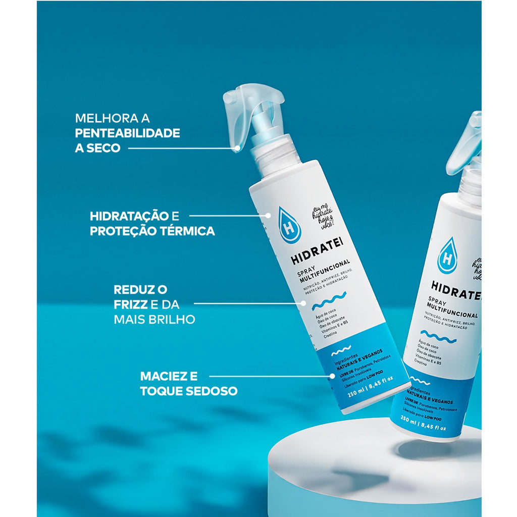 Kit Hidratei Leave-in Multifuncional + Spray Solar Waves