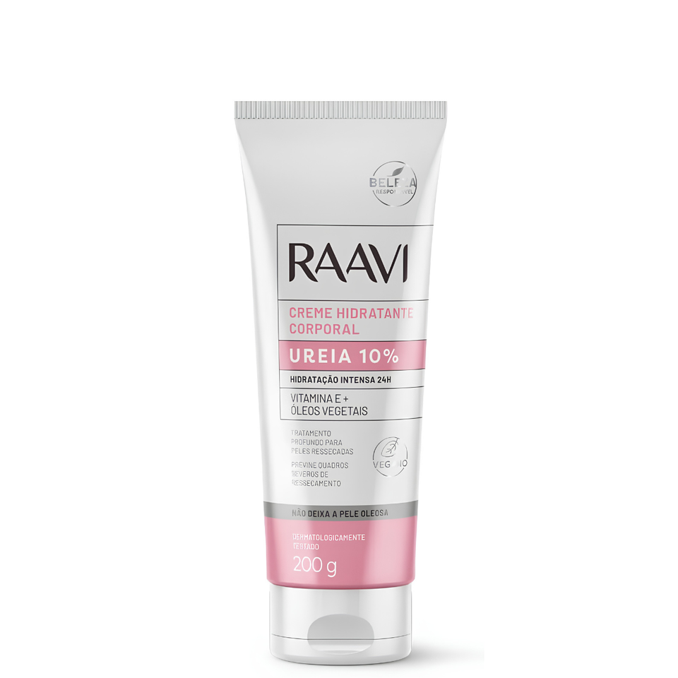 Creme Hidratante Corporal Ureia 10% Raavi 200g