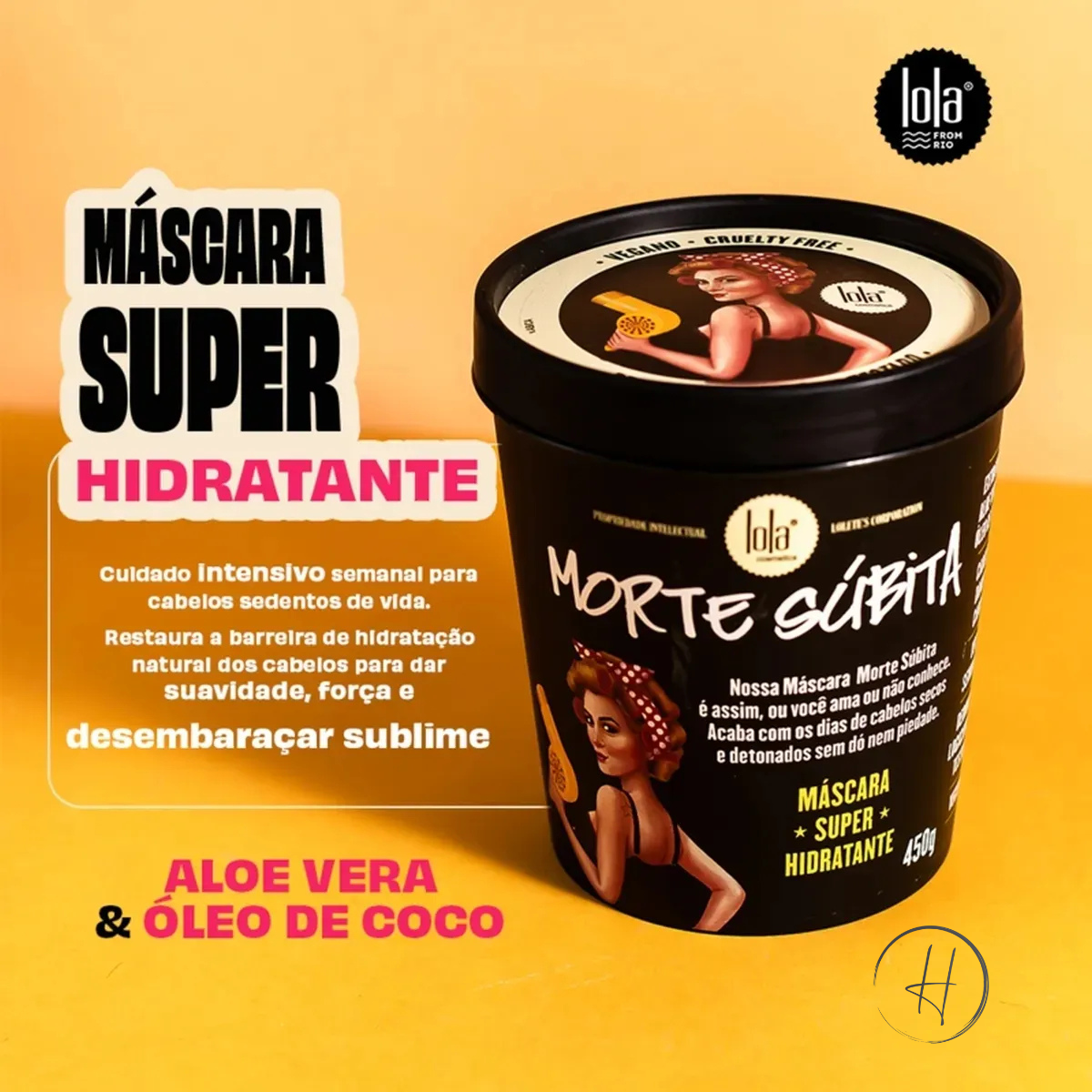 Morte Súbita Máscara Super Hidratante 450g - Lola From Rio