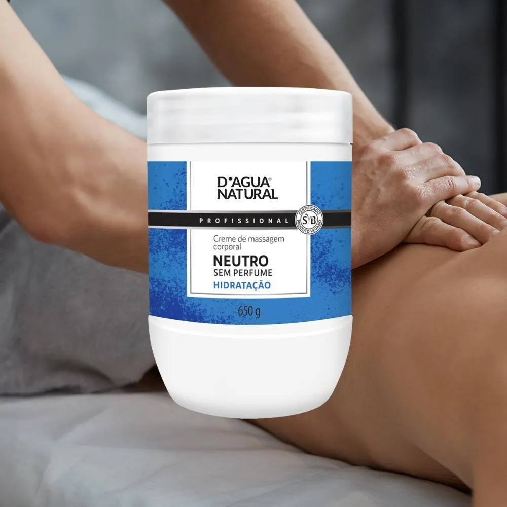 Creme Massagem Corporal Hidratante -  DN Neutro 650g