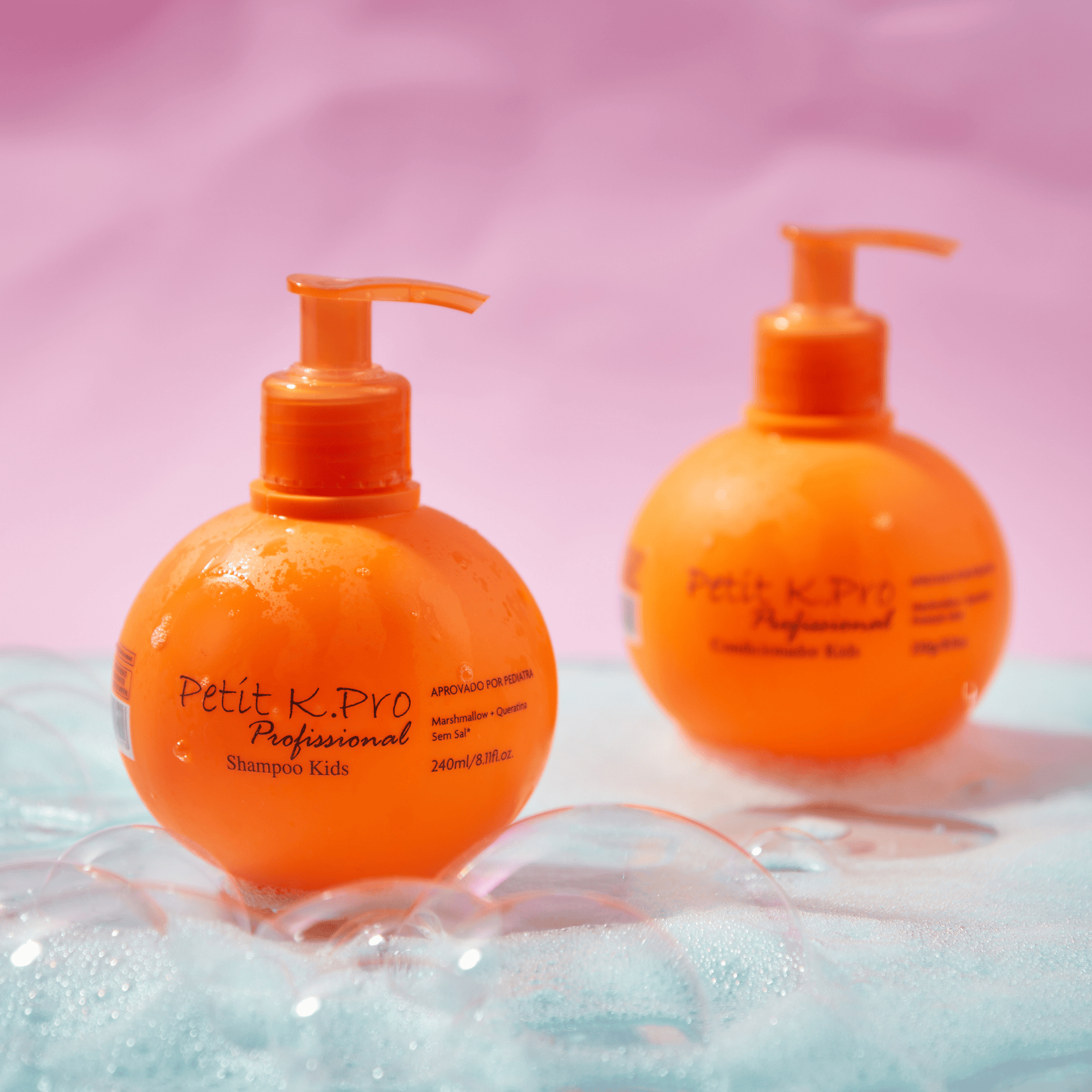 Kit Kids Shampoo e Condicionador + Cera Antifrizz Petit