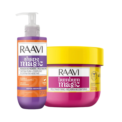 Kit Shape Magic + Bumbum Magic Firmador 220g - Raavi