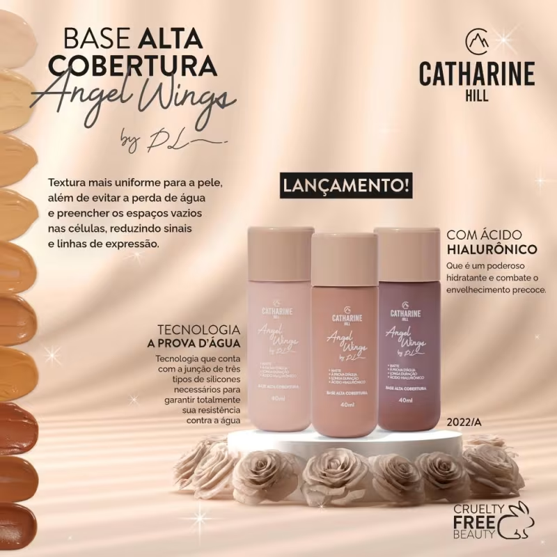 Base Alta Cobertura Facial Angel Wings - Catharine Hill