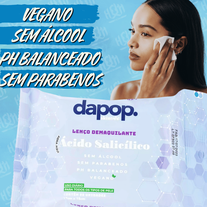 Kit Blindagem Poderosa + Pó Médio + Lenço Demaquilante
