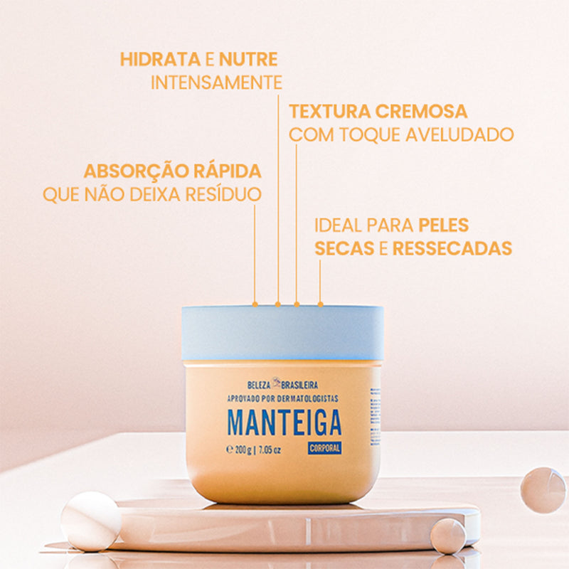 Kit Praia e Frescor Calor - Manteiga Protetor Solar + Spray