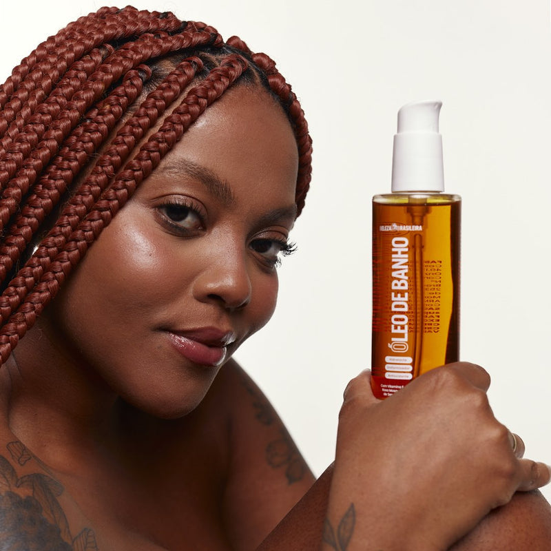 Óleo De Banho Beleza Brasileira 200ml Dispensador Hidratante