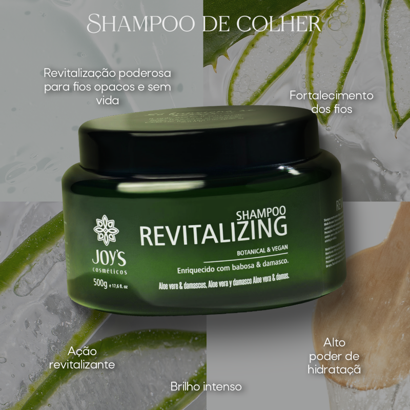 Kit Antiqueda Inteligente Joys - Shampoo de Colher + Tônico